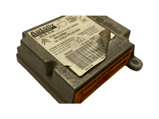 Блок подушек безопасности 603602500, 9653190880   Citroen Berlingo