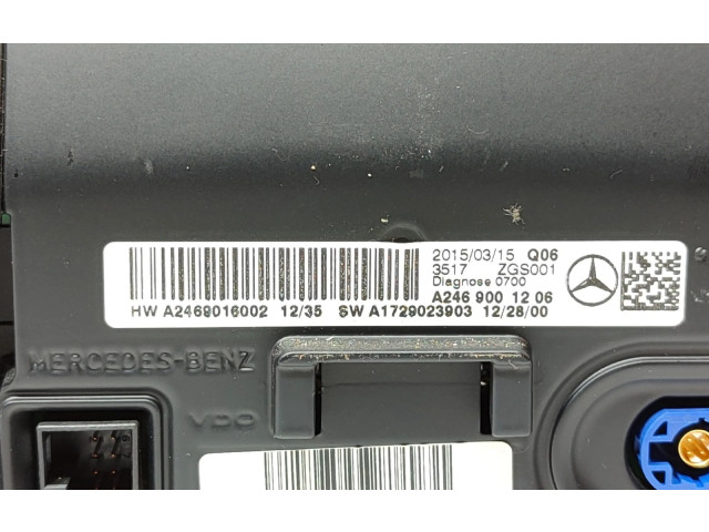 Дисплей A2469001206, A1729023903 Mercedes-Benz A W176