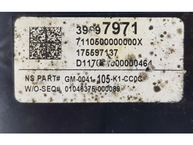 Přístrojová deska Opel Astra K 2017 39097971, 39097971