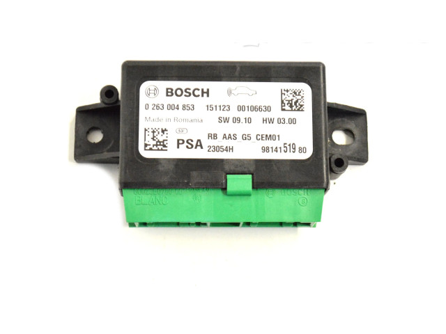 Блок подушек безопасности 9814151980, 0263004853 Peugeot 2008 I