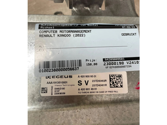 Pojistková skříňka Другие блоки управления / модули Renault Kangoo III 2023