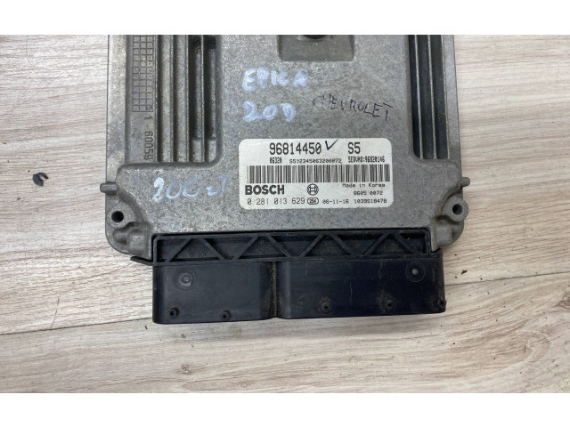 Блок управления двигателя 96814450, 0281013629 Chevrolet Epica