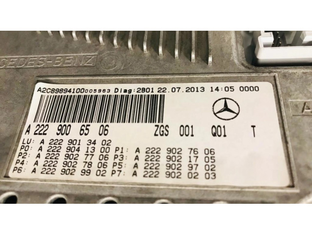Přístrojová deska Mercedes-Benz S W222 2014 A2229006506, 2229006506