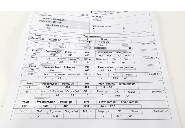 Жиклер (жиклеры) (форсунка (форсунки) 0986435355   Mercedes-Benz R W251