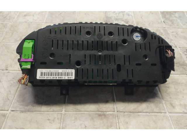 Přístrojová deska Skoda Fabia Mk1 (6Y) 2002 6Y1919880C, 110080015