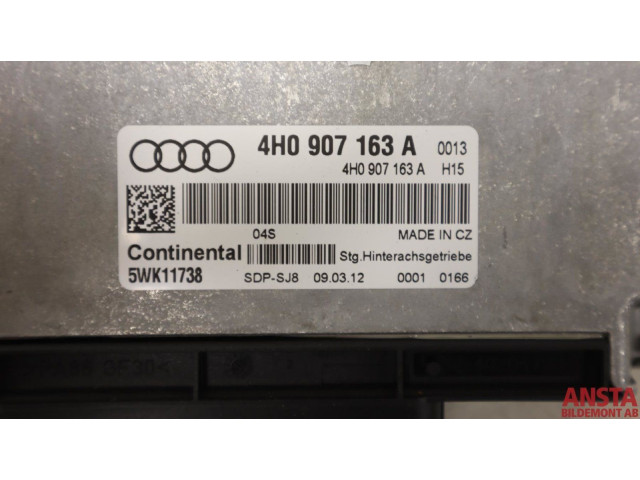 Блок управления редуктора коробки передач (раздатки) 4H0907163A Audi A7 S7 4G