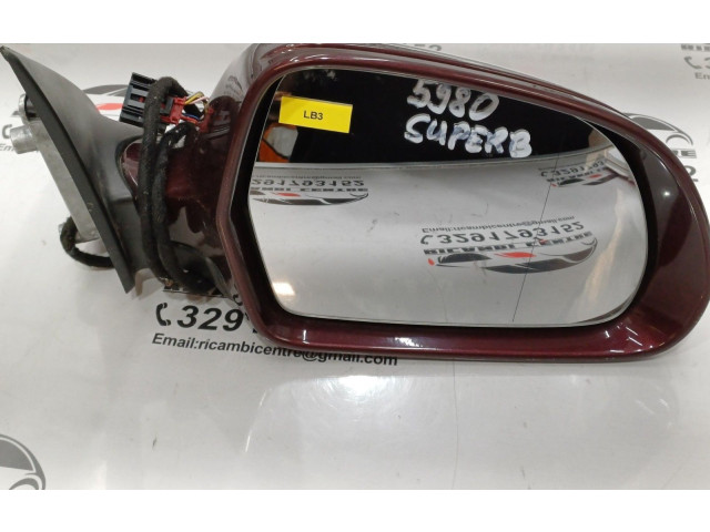 Зеркало (механическое) 3T2857508BT   Skoda Superb B6 (3T)  