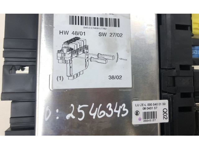 Pojistková skříňka 05045117, A2305454632 Mercedes-Benz SL R230 2002