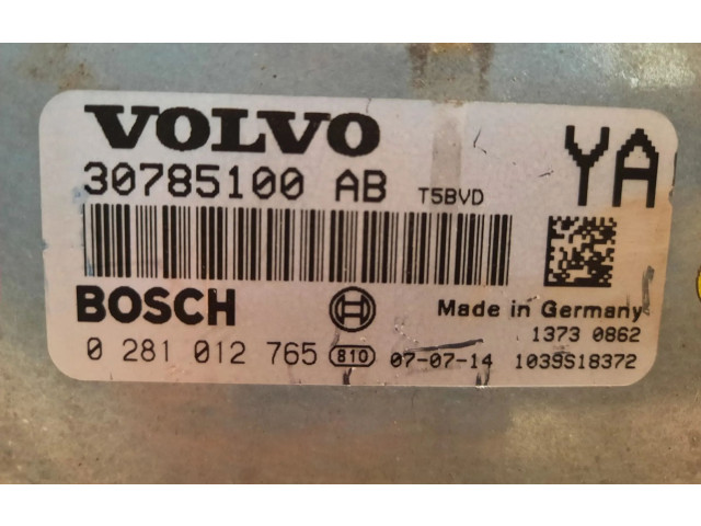 Блок управления двигателя 0281012765, 30785100AB   Volvo V70