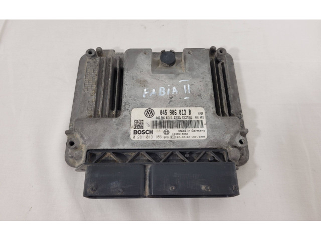 Блок управления двигателя 045906013B, 045906013E Skoda Fabia Mk2 (5J)