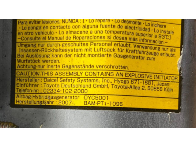 Подушка безопасности пассажира BAMPT11096, DYC5001 Lexus RX 330 - 350 - 400H