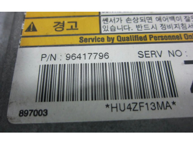 Блок подушек безопасности 96417796, CENTRALITAAIRBAG   Chevrolet Rezzo