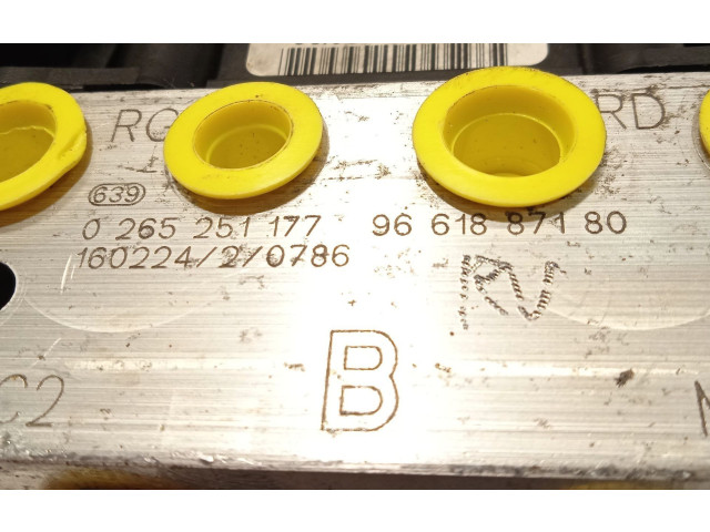 Блок АБС 9661887180, 0265951434   Peugeot  Expert  2007 - 2016 года