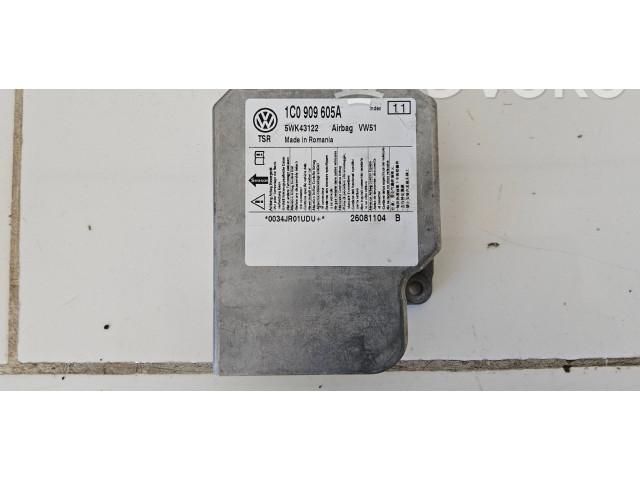 Блок подушек безопасности 1C0909605A, 5WK43122   Volkswagen Transporter - Caravelle T5