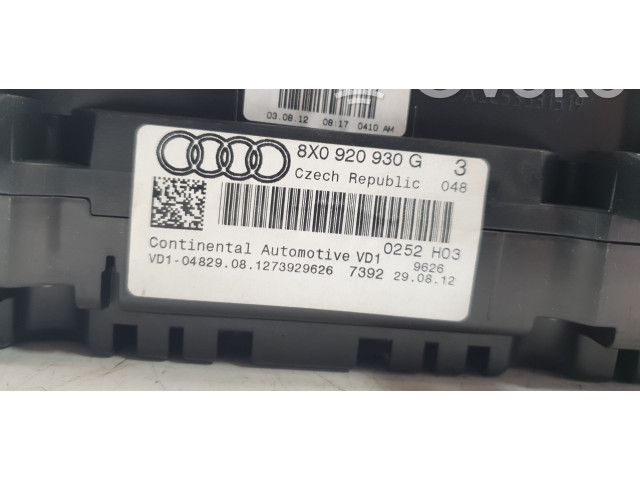 Панель приборов 8X0920930G   Audi A1       