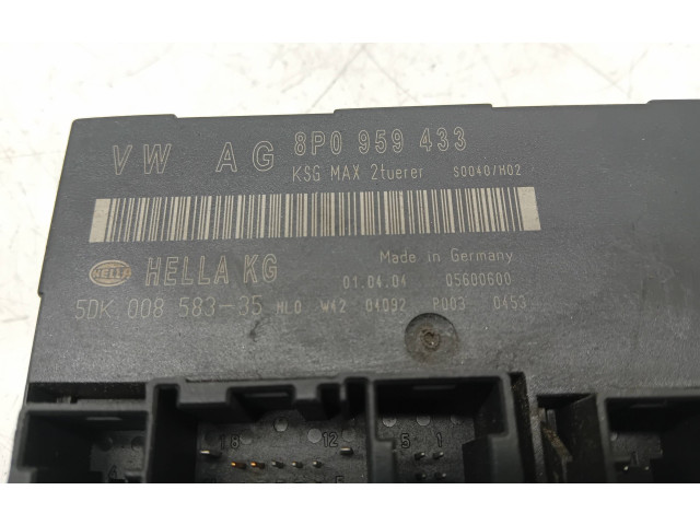 Блок комфорта 8P0959433, 05600600   Audi A3 S3 A3 Sportback 8P   