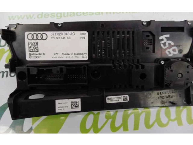 Блок управления климат-контролем 8T1820043AG Audi A4 Allroad