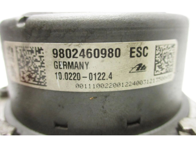 Блок АБС 9802460980   Peugeot  2008 I  2013 - 2019 года