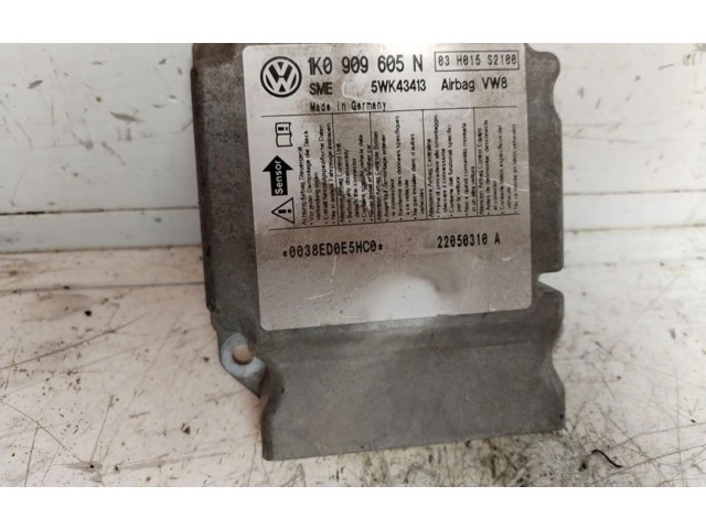 Блок подушек безопасности 1K0909605, CENTRALITAAIRBAG Volkswagen Golf Plus
