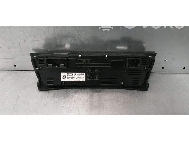 Блок управления климат-контролем 4G0820043CB Audi A6 S6 C7 4G