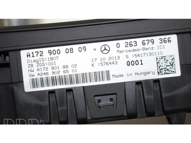 Přístrojová deska Mercedes-Benz SLK R172 2013 A1729000809, A1729018802
