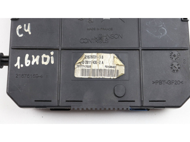 Блок предохранителей 9663510580, 281171702B Citroen C4 I