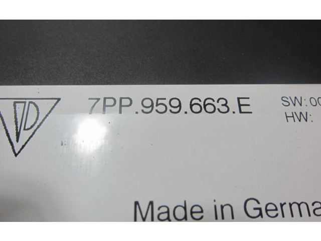 Řídící jednotka 7PP959663E Porsche Cayenne (92A)
