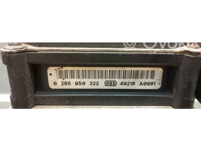 Блок АБС 0265950322, 49216A0961   Mercedes-Benz  A W169  2004-2012 года