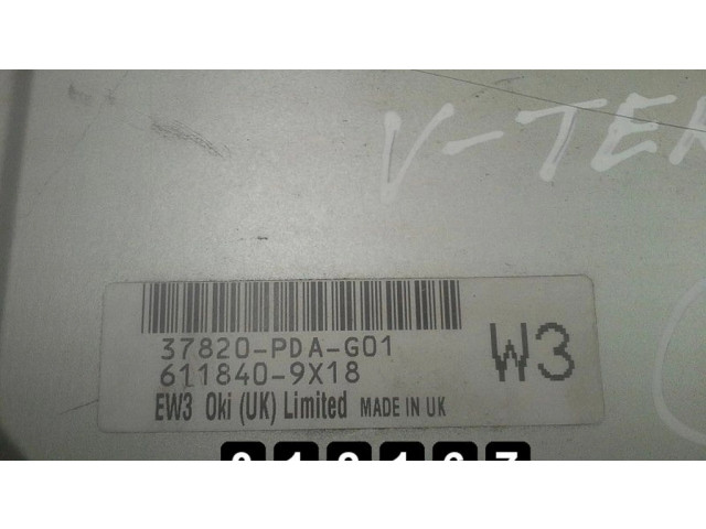 Блок управления двигателя 37820-PDA-G01 Honda Accord