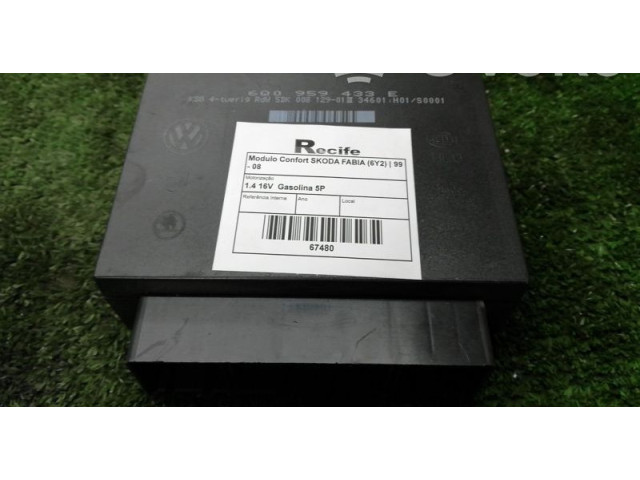 Комфортный модуль 6Q0959433e Skoda Fabia Mk1 (6Y)