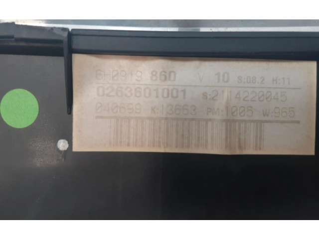 Přístrojová deska Seat Arosa 6H0919860