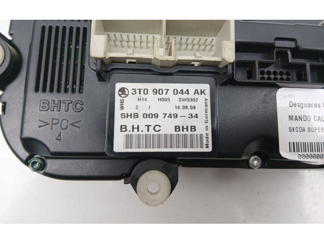 Модуль блока управления кондиционером 3T0907044AK, 5HB00974934 Skoda Yeti (5L)