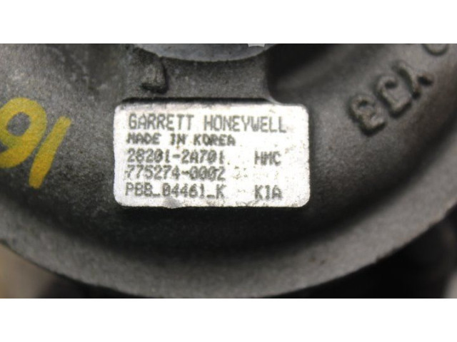  Турбина KIA Ceed  282012A701, 282012A701   для двигателя D4FB      