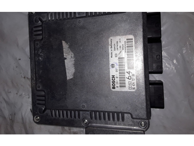 Řídící jednotka 0281011081, 9647472780 Peugeot 307 2007