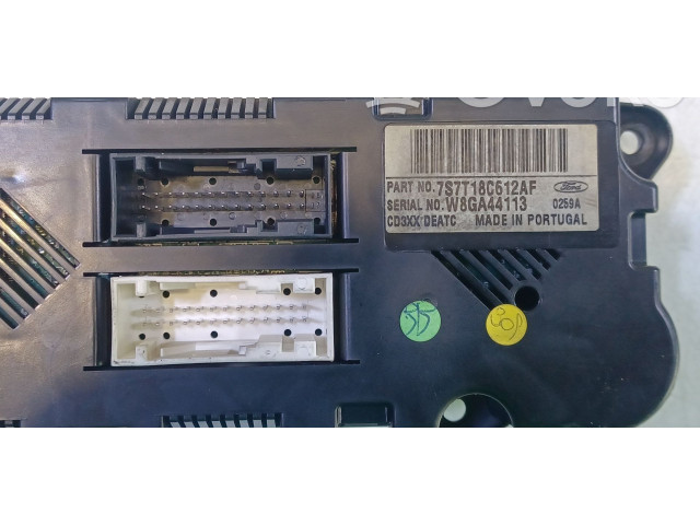 Блок управления климат-контролем 1676129, 7S7T18C612AF Ford S-MAX