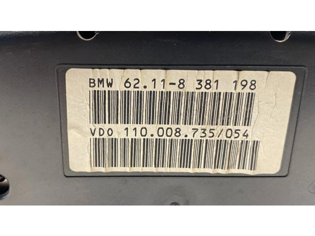 Přístrojová deska BMW 5 E39 2001 8381198, 62118381198