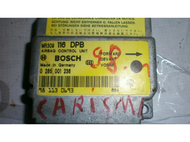 Блок подушек безопасности MR309116DPB, 0285001236 Mitsubishi Carisma