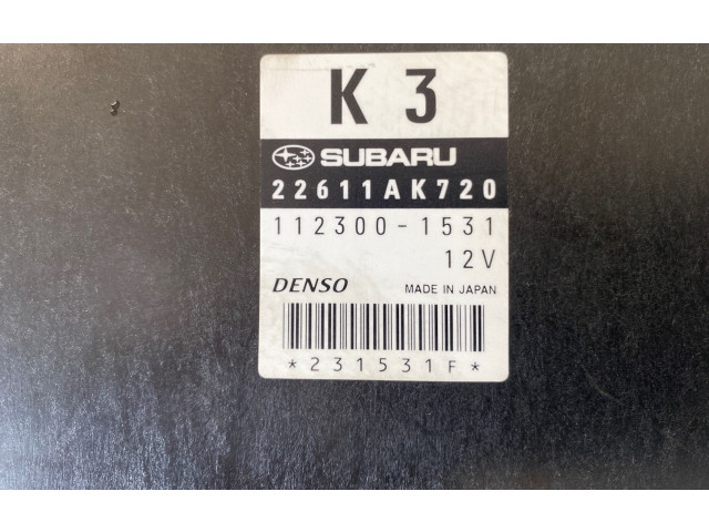 Блок управления двигателя 22611AK720, 1123001531   Subaru Forester SG