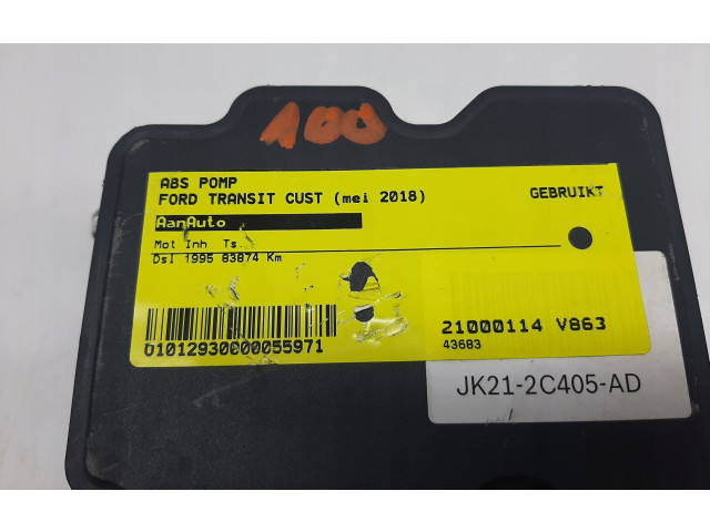 Блок АБС JK212C405AD, JK212C405AD Ford Transit Custom 2013 - 2023 года