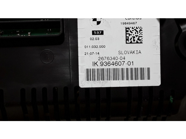 Přístrojová deska BMW 5 F10 F11 2014 9364607