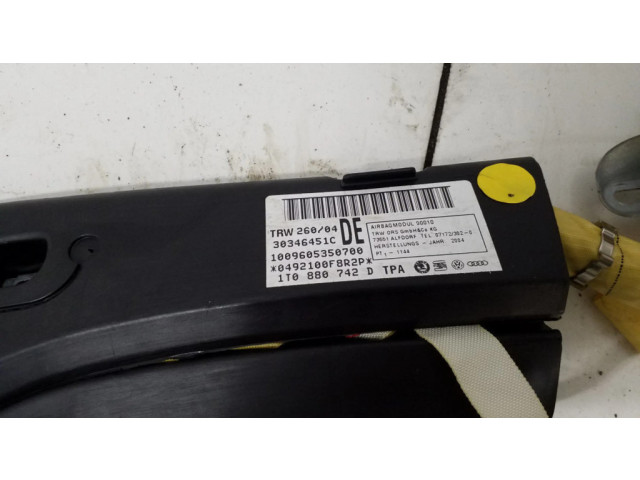 Боковая подушка безопасности 1T0880742D Volkswagen Touran I