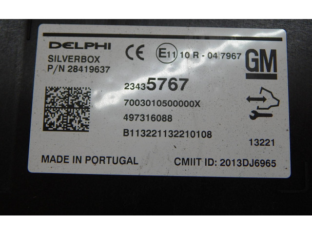 Другие блоки управления / модули 23196609, 90802618 Vauxhall Insignia A