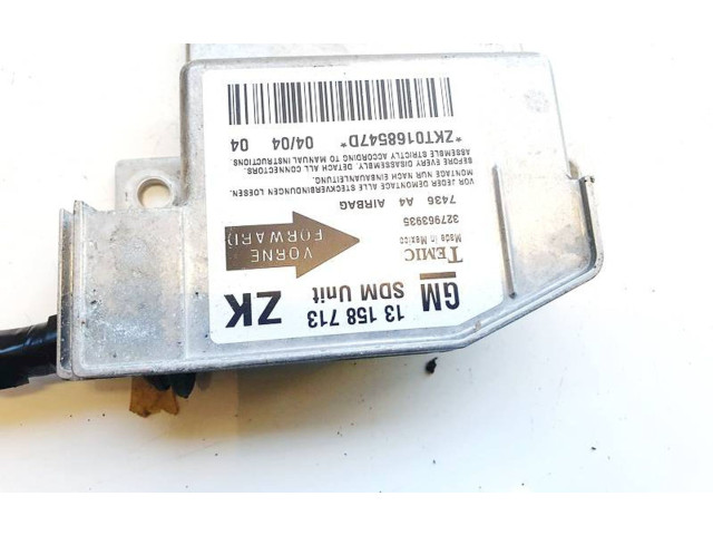 Блок подушек безопасности 13158713, 327963935   Opel Meriva A