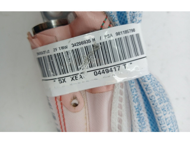 Боковая подушка безопасности 9811857980   Citroen C3 Aircross