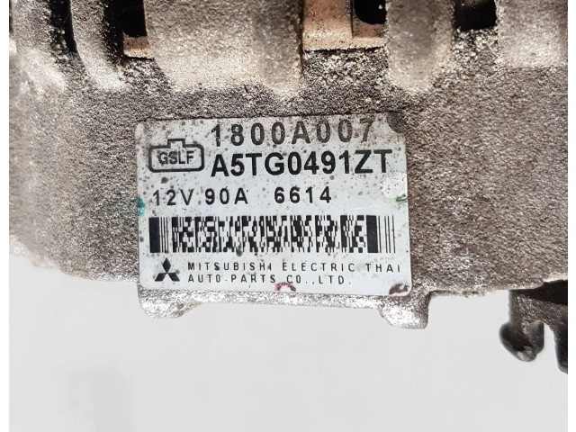 Генератор 1800A007, A5TG0491ZT Mitsubishi L200