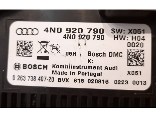 Přístrojová deska Audi A8 S8 D5 2017 4N0920790, 4N0920790