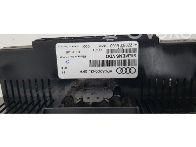 Блок управления климат-контролем 8P0820043J   Audi A3 S3 8P