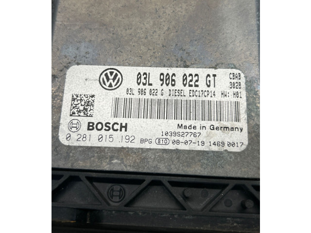 Řídící jednotka 03L906022GT Volkswagen Tiguan 2008