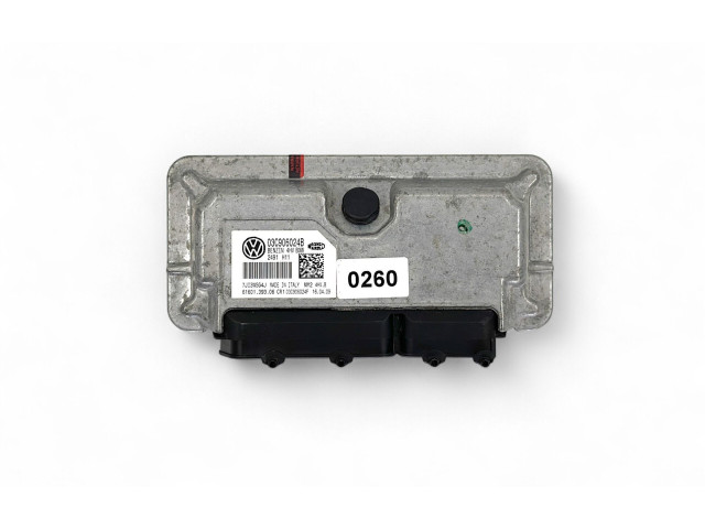 Блок управления двигателя 03C906024B Skoda Fabia Mk2 (5J)