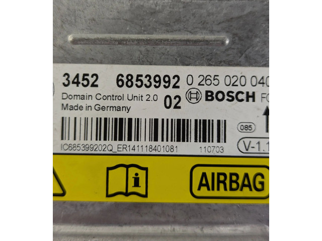 Блок подушек безопасности 6853992, 0265020040 BMW X3 F25